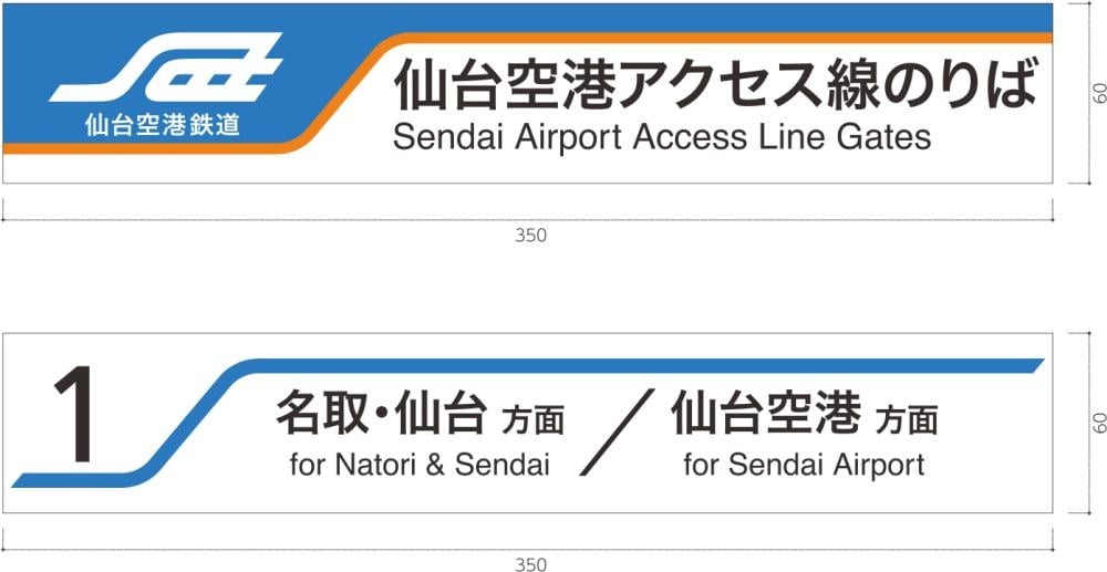仙台空港鉄道 駅名標ミニチュア品・タイトル板ミニチュア品 販売開始